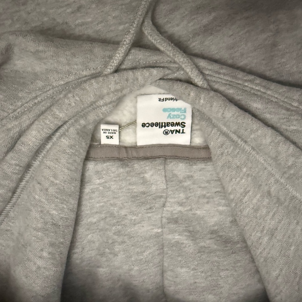 [Aritzia] tna gray sweatfleece hoodie